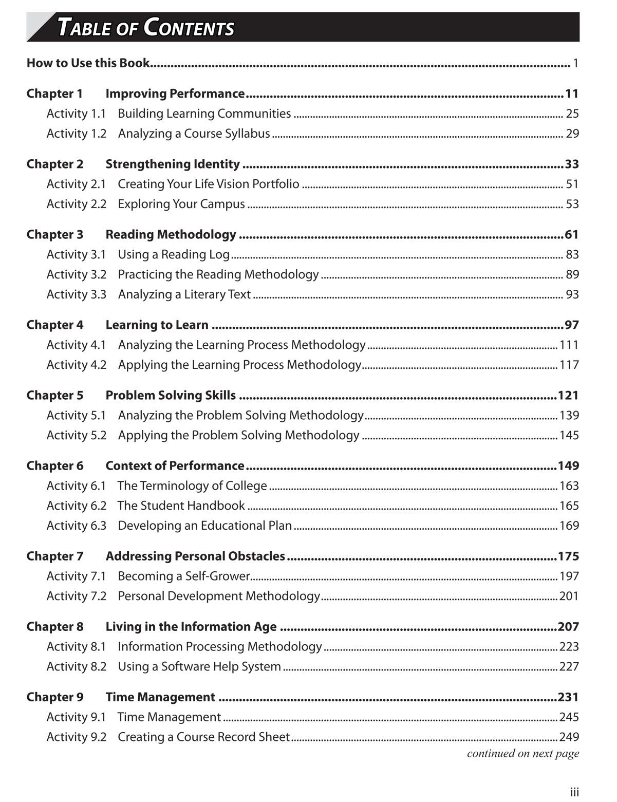 Foundations of Learning, 4th Edition