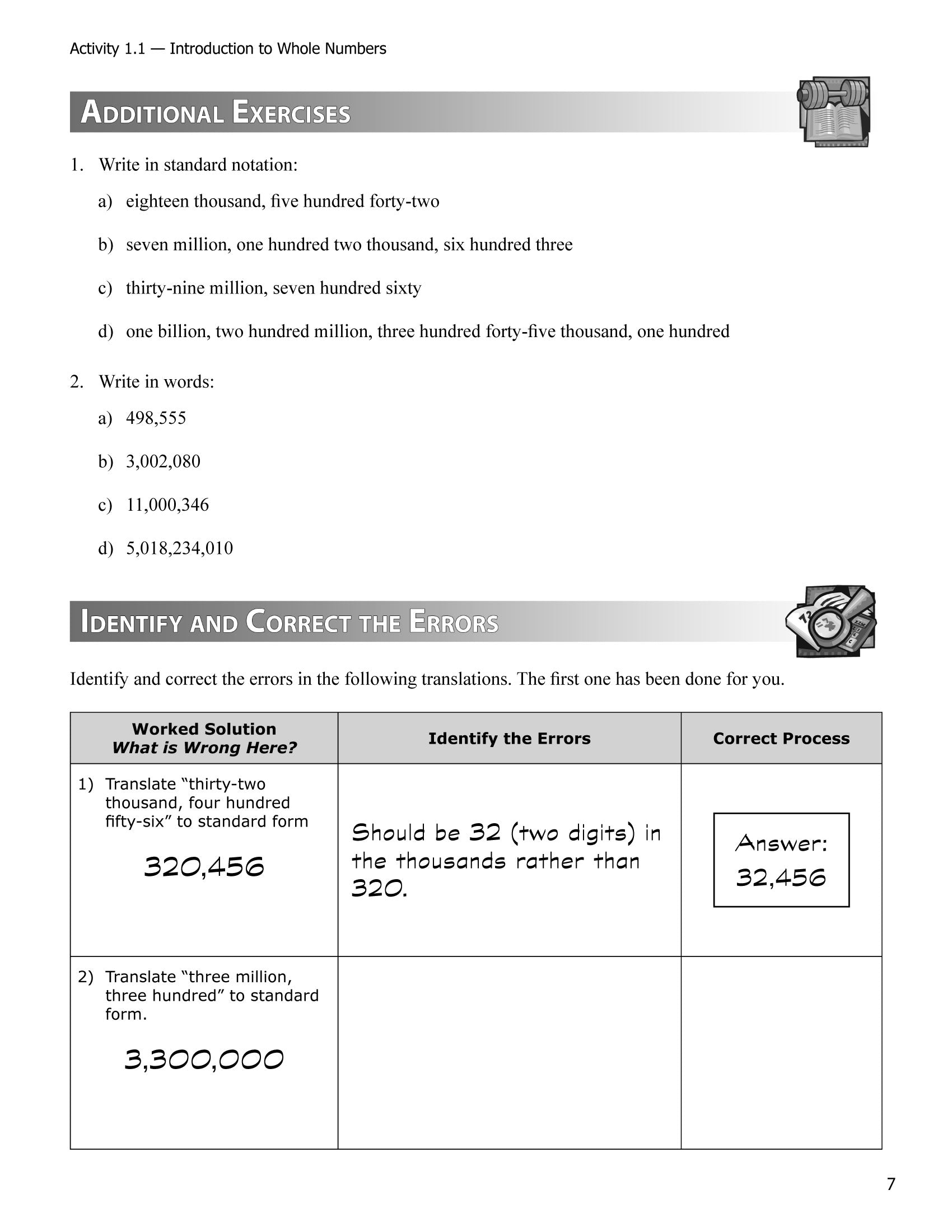 Foundations of Mathematics: Activity Book